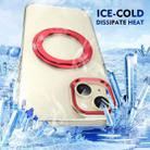 For iPhone 15 Plus / 14 Plus Ice-Cold Rotating Ring Holder PC MagSafe Phone Case(Red) - 3