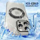For iPhone 12 Pro Max Ice-Cold Rotating Ring Holder PC MagSafe Phone Case(Black) - 3