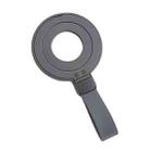 Metal Magsafe Magnetic Ring Silicone Band Phone Holder(Grey) - 1