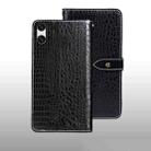 For Sony Xperia 10 VI idewei Crocodile Texture Leather Phone Case(Black) - 2