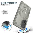 For Samsung Galaxy S24 Ultra 5G Armor MagSafe Holder PC Hybrid TPU Phone Case(Grey) - 3