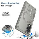 For Samsung Galaxy S25 Edge 5G Armor MagSafe Holder PC Hybrid TPU Phone Case(Grey) - 3
