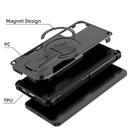 For Samsung Galaxy S25 Edge 5G Armor MagSafe Holder PC Hybrid TPU Phone Case(Black) - 2