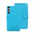 For Samsung Galaxy A16 5G idewei Crazy Horse Texture Leather Phone Case(Sky Blue) - 1