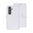 For Samsung Galaxy S25 5G idewei Crazy Horse Texture Leather Phone Case(White) - 1