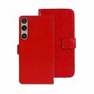 For Sony Xperia 1 VI idewei Crazy Horse Texture Leather Phone Case(Red) - 1