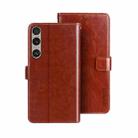 For Sony Xperia 1 VI idewei Crazy Horse Texture Leather Phone Case(Brown) - 1