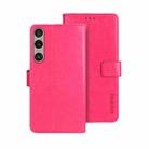 For Sony Xperia 1 VI idewei Crazy Horse Texture Leather Phone Case(Rose Red) - 1