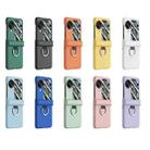 For OPPO Find N3 Flip Ultra-thin Skin Feel Ring Phone Case with Hinge(Pink) - 2