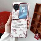 For OPPO Find N3 Flip Sketch Flower Pattern Phone Case(Rose) - 2