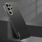 For Samsung Galaxy S25 Ultra 5G Streamer Series Micro Frosted Metal Paint PC Phone Case(Black) - 1