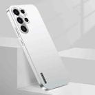 For Samsung Galaxy S25 Ultra 5G Streamer Series Micro Frosted Metal Paint PC Phone Case(Silver) - 1