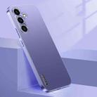 For Samsung Galaxy S25 5G Streamer Series Micro Frosted Metal Paint PC Phone Case(Dark Purple) - 1