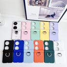 For Huawei Pocket 2 Ultra-thin Skin Feel Ring Phone Case with Hinge(Purple) - 2
