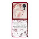 For Honor Magic V Flip Sketch Flower Pattern Phone Case(Rose) - 1