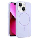 For iPhone 13 Liquid Silicone MagSafe Phone Case(Lilac) - 1