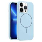 For iPhone 13 Pro Liquid Silicone MagSafe Phone Case(Blue) - 1