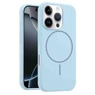 For iPhone 16 Pro Max Liquid Silicone MagSafe Phone Case(Blue) - 1