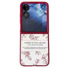 For Xiaomi Mix Flip Sketch Flower Pattern Phone Case(Rose) - 1