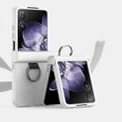 For Xiaomi Mix Flip Ultra-thin Skin Feel Ring Phone Case with Hinge(White) - 1