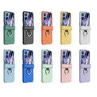For Xiaomi Mix Flip Ultra-thin Skin Feel Ring Phone Case with Hinge(Orange) - 2
