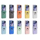 For Xiaomi Mix Flip Ultra-thin Skin Feel Ring Phone Case with Hinge(Green) - 2