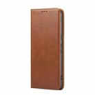 For Google Pixel 9 / 9 Pro Fierre Shann PU Genuine Leather Texture Phone Case(Brown) - 2