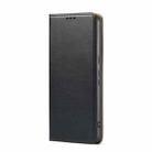 For Google Pixel 9 / 9 Pro Fierre Shann PU Genuine Leather Texture Phone Case(Black) - 2