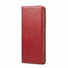 For Google Pixel 9 Pro XL Fierre Shann PU Genuine Leather Texture Phone Case(Red) - 2