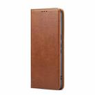 For Google Pixel 9 Pro XL Fierre Shann PU Genuine Leather Texture Phone Case(Brown) - 2