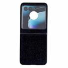 For Motorola Razr 40 Ultra Plush Full Coverage Phone Case(Black) - 1