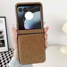 For Motorola Razr 40 Ultra Plush Full Coverage Phone Case(Brown) - 2