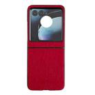 For Motorola Razr 40 Ultra Plush Full Coverage Phone Case(Red) - 1