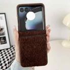 For Motorola Razr 40 Ultra Plush Full Coverage Phone Case(Dark Brown) - 2