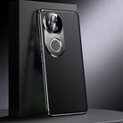 For vivo S20 Genuine Leather PC Phone Case(Black) - 1