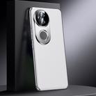 For vivo S20 Genuine Leather PC Phone Case(White) - 1