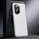 For Honor 300 Genuine Leather PC Phone Case(White) - 1
