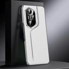 For Honor 300 Pro Genuine Leather PC Phone Case(White) - 1