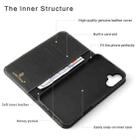 For iPhone 16 Plus Fierre Shann Cowhide Leather Flip Leather Phone Case(Black) - 2