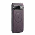 For Google Pixel 9 Pro XL Fierre Shann Cowhide Texture MagSafe Magnetic Phone Case(Purple) - 1