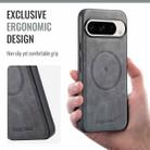 For Google Pixel 9 / 9 Pro Fierre Shann Cowhide Texture MagSafe Magnetic Phone Case(Grey) - 3