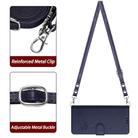 For Google Pixel 10 5G Global Cat Rat Embossed Pattern RFID Leather Phone Case with Lanyard(Blue) - 3