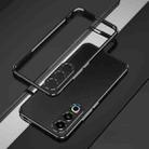 For Meizu 21 Aurora Series Lens Protector + Metal Frame Phone Case(Black Silver) - 2