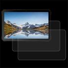 For Fossibot DT1 / DT2 10.4 2pcs 9H 0.3mm Explosion-proof Tempered Glass Film - 1