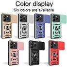 For Redmi Note 14 5G Sliding Camera Cover Design TPU+PC Phone Case(Silver) - 2