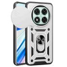 For Redmi Note 14 Pro 5G Sliding Camera Cover Design TPU+PC Phone Case(Silver) - 1