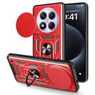 For Redmi Note 14 Pro 4G Sliding Camera Cover Design TPU+PC Phone Case(Red) - 1
