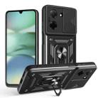 For Redmi A5 4G 171.7mm Sliding Camera Cover Design TPU+PC Phone Case(Black) - 1