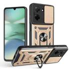 For Redmi A5 4G 171.7mm Sliding Camera Cover Design TPU+PC Phone Case(Gold) - 1