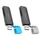 BOROFONE DH9 2 in 1 USB 2.0 to SD / TF 2.0 Card Reader(Black Grey) - 2